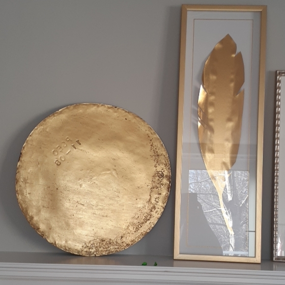 Gold wall art